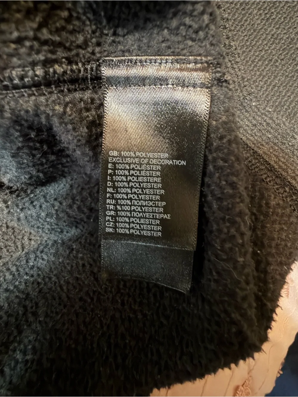 The North Face Men's Gray Textured Grid Fleece 1/4 Zip Pullover Jacket